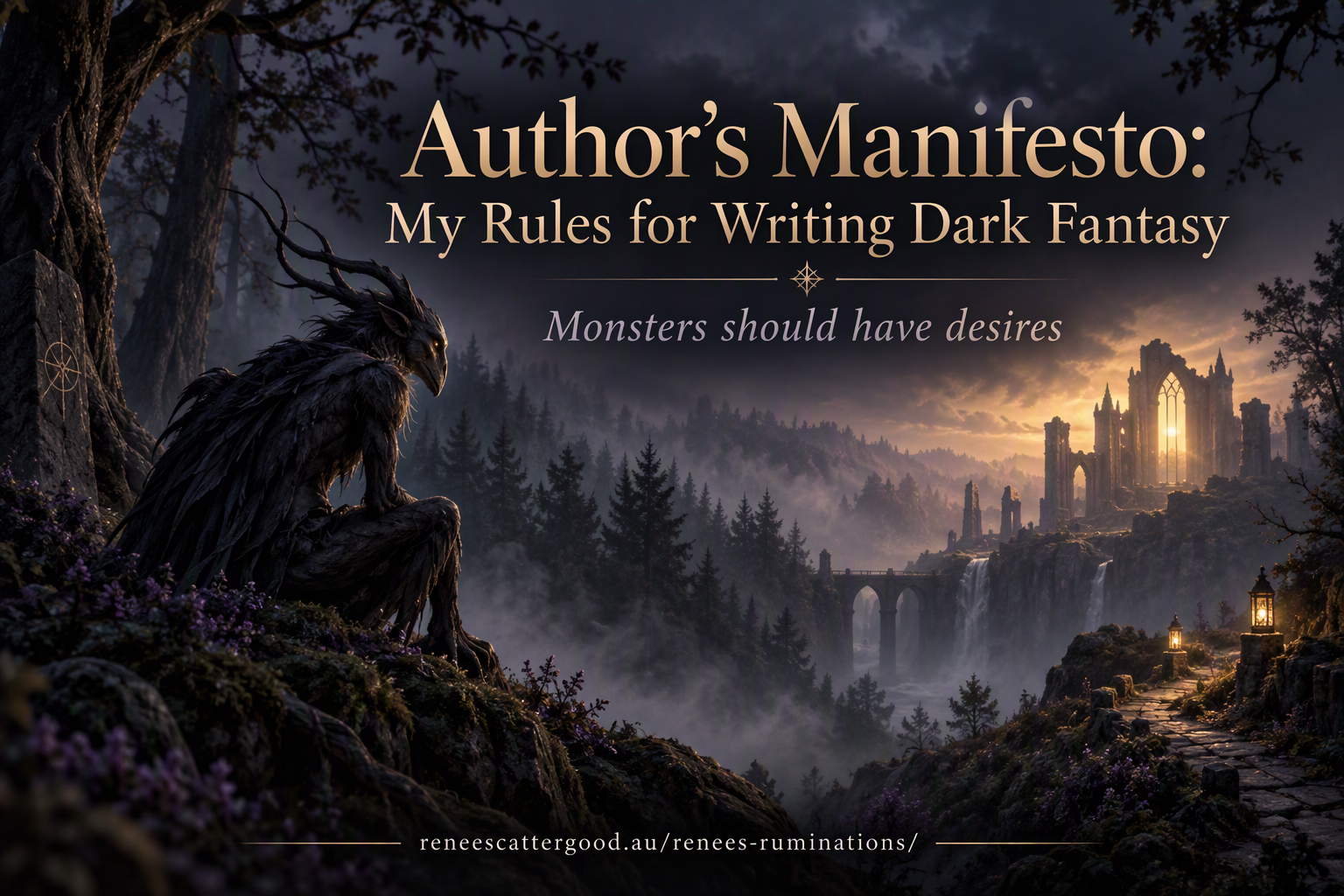 Author’s Manifesto: My Rules for Writing Dark Fantasy – Monsters should have desires